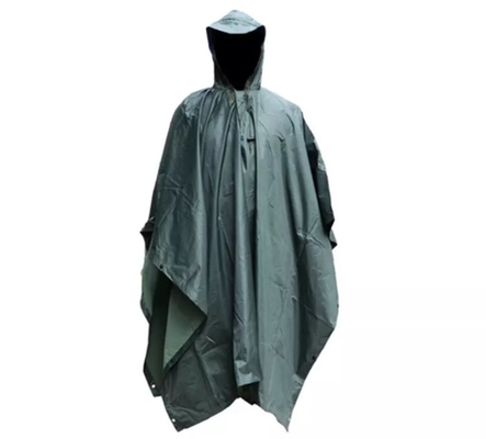 Rain Puncho Taktik Outdoor Gear Polyester Ordu Panço Yağmurluk