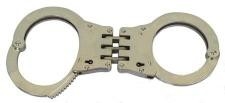 Kalite  Self Defense Anti Riot Police Equipment Carbon Steel NIJ Real Police Handcuffs fabrika