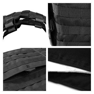 Koruyucu Kevlar Düzenlenebilir Vücut Zırh Plağı Taşıyıcı NIJ IIIA ile Askeri Taktiksel Kurşun geçirmez Yelek