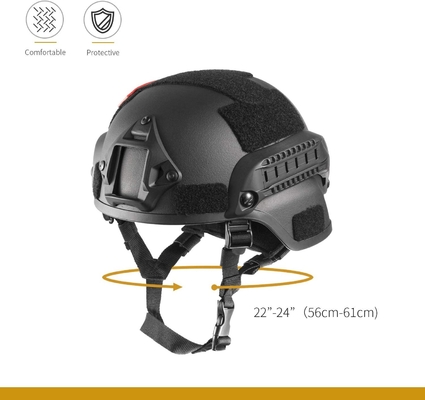 Güç Aramid lifleri NIJ Seviye IIIA Koruma ile Taktiksel Balistik Kask