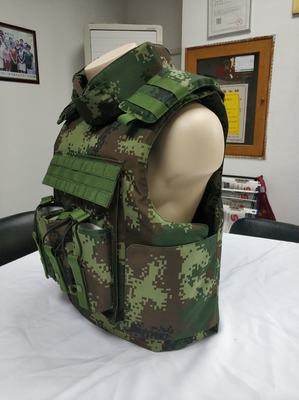 NIJ IIIA/III/IV Koruma Yumuşak Travma Yastığı ile Nylon Askeri Taktiksel Kurşun geçirmez Yelek