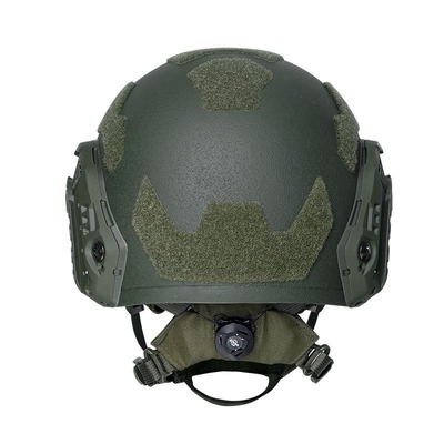 Güç Aramid lifleri Balistik Savaş Kask Kurşun geçirmez Anti parçalanma Özel Renk