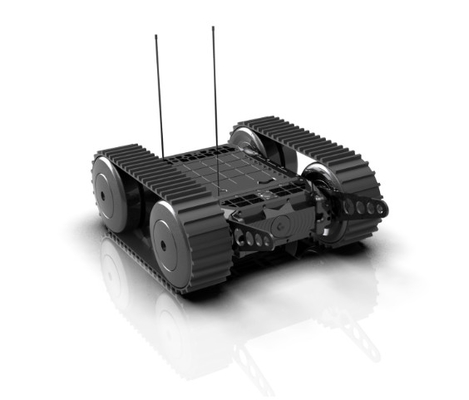Dayanıklılık Aşırı koşullara dayanacak şekilde tasarlanmış askeri patlayıcı mühimmat atma robotu
