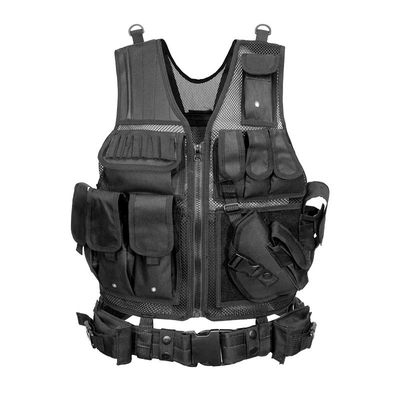 Taktiksel Yelek Nylon Molle Sistemi 2.5kg Çıkarılabilir Omuz Kemerleri Düzenlenebilir Bel Kemerleri