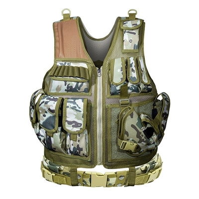 Taktiksel Yelek Nylon Molle Sistemi 2.5kg Çıkarılabilir Omuz Kemerleri Düzenlenebilir Bel Kemerleri