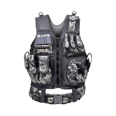 Taktiksel Yelek Nylon Molle Sistemi 2.5kg Çıkarılabilir Omuz Kemerleri Düzenlenebilir Bel Kemerleri