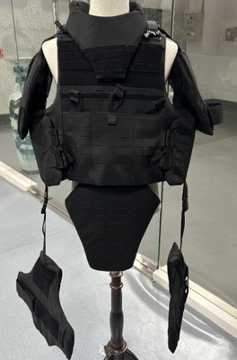 Hızlı tepki NIJ bacak korumaları ve gizli dergi çantaları ile Toptan Taktik Tam Koruma Takımı.