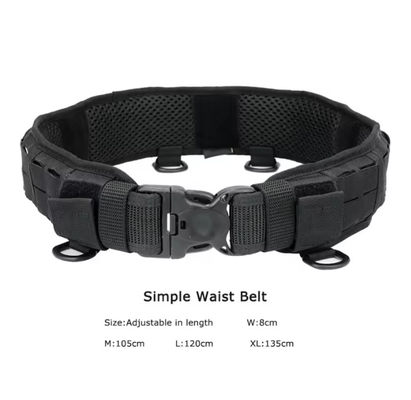 Holster Aksesuarları Dış Güvenlik Savaş Taktiksel Kemer 11 Cüppeli Bağlama
