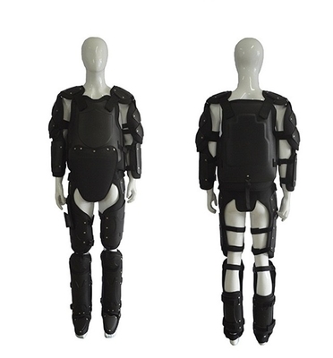 2024 Yeni Tam Savunma Siyah Sert Alev Geri Dayanıcı Anti Hit Suit Güvenlik Suit