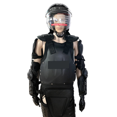 2024 Yeni Tam Savunma Siyah Sert Alev Geri Dayanıcı Anti Hit Suit Güvenlik Suit