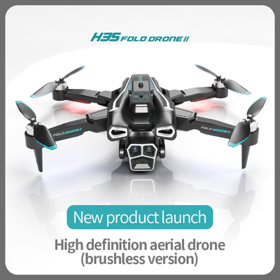 Profesyonel 4K HD ESC Çifte Kamera Mini Drone H35 fırçasız Optik Akış WIFI Quadcopter Engelleme Uzak