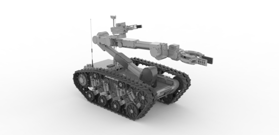Büyük Akıllı Çok Kullanımlı Patlayıcı Yıkım Robotu