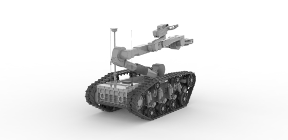 Büyük Akıllı Çok Kullanımlı Patlayıcı Yıkım Robotu