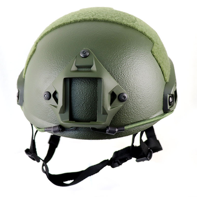 Hızlı Kask NIJ IIIA Balistik Kevlar taktik balistik Büyük Boyutlu Yüksek Kesimli Ordu Yeşil Kask