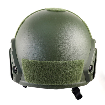 Hızlı Kask NIJ IIIA Balistik Kevlar taktik balistik Büyük Boyutlu Yüksek Kesimli Ordu Yeşil Kask