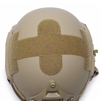 FAST Balistik Kask NIJ IIIA Balistik Koruyucu Başlık Kevlar Taktiksel Büyük Boyutlu Yüksek Kesimli Khaki Kask
