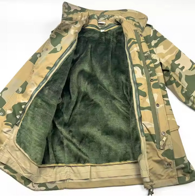 T65/C35 Katı kumaş Erkek Askeri Taktiksel Kırık Derili Uzun Kollu Ceket ve Pantolonlar