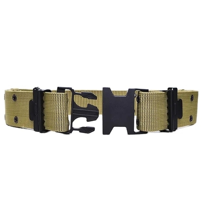Khaki Su geçirmez Hızlı Çıkışlı PP Webbing Kemeri Dışarıda Eğitim ve Tur için Taktiksel