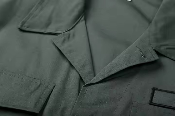 Özel Logo BDU Savaş Takımı Katı Derin Yeşil Taktiksel Üniforma