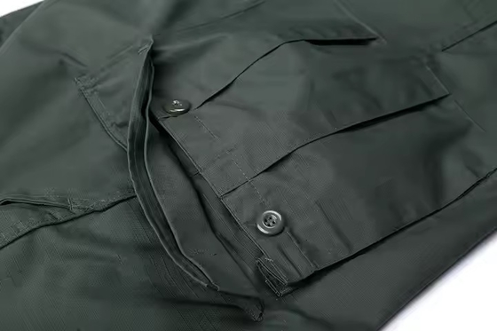 Özel Logo BDU Savaş Takımı Katı Derin Yeşil Taktiksel Üniforma