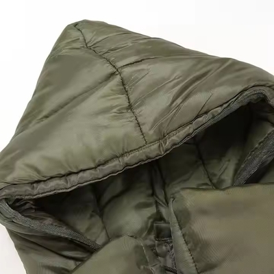 Neylon Pamuk Kış Unisex Tek Uyku Çantası Yetişkinler İçin Açık Hava Kampı
