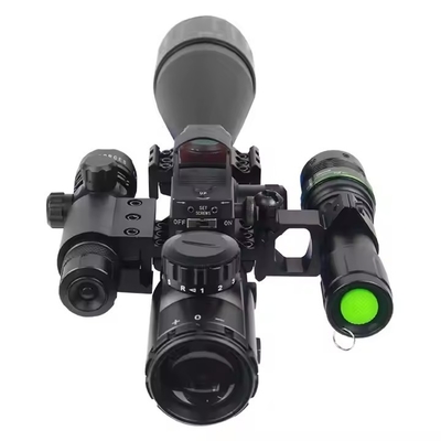 Mini Kırmızı Nokta Görme + Kırmızı Lazer Görme Avcılık Kapsamı Kombo Optik Kapsam Refleks Görme Kapsamı Taktiksel Avcılık için