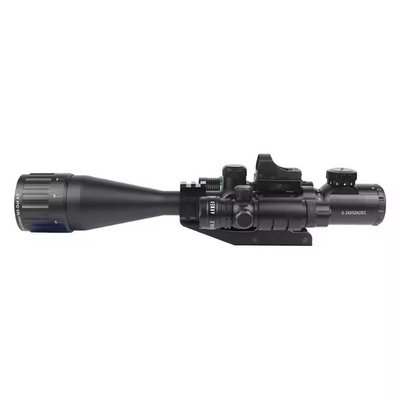 Mini Kırmızı Nokta Görme + Kırmızı Lazer Görme Avcılık Kapsamı Kombo Optik Kapsam Refleks Görme Kapsamı Taktiksel Avcılık için