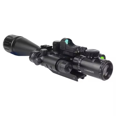 Mini Kırmızı Nokta Görme + Kırmızı Lazer Görme Avcılık Kapsamı Kombo Optik Kapsam Refleks Görme Kapsamı Taktiksel Avcılık için