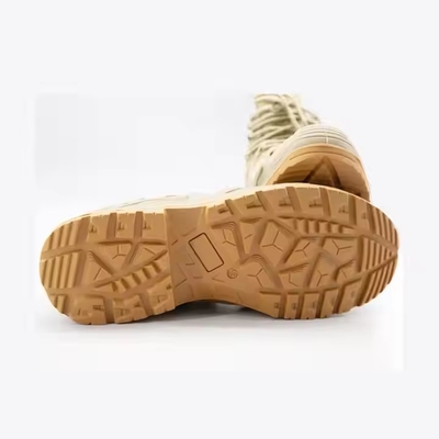 Toptan Anti slip Combat Jungle Split Suede Outsole Erkekler için PU Kauçuk Taktik Botlar