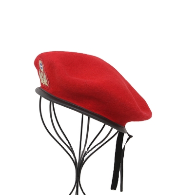 Özel Kuvvetler Erkekler ve Kadınlar İçin Kırmızı Askeri Yün Bere Askeri Taktik Şapkalar