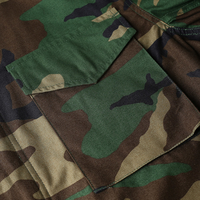 Zeytin Yeşili M65 Askeri Taktik Giyim Çıkarılabilir Başlık OEM Kamuflaj