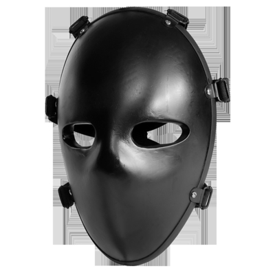 NIJ 0101.06 IIIA 9mm Kurşun Geçirmez Ekipman Alın Üzeri Yüz Maskesi