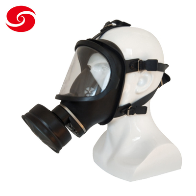 Askeri Yeniden Kullanılabilir Tam Yüz Gaz Maskesi Kimyasal ve Biyolojik Koruyucu
